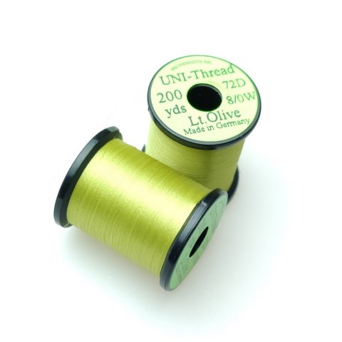 Uni bindetrd 8/0 Lt. olive